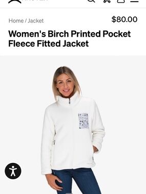 NWT Arctix Fleece fitted jacket XS